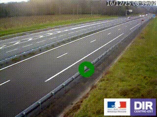 <h2>Webcam autoroute sur l'A77 à hauteur de Pouilly-sur-Loire en direction de Nevers</h2>
