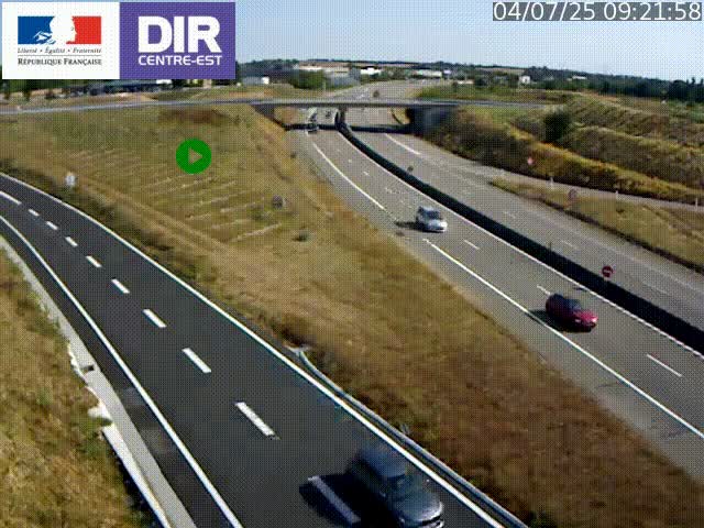 <h2>Webcam sur le contournement de Valence, sur la Nationale 7, caméra orientée vers Lyon</h2>