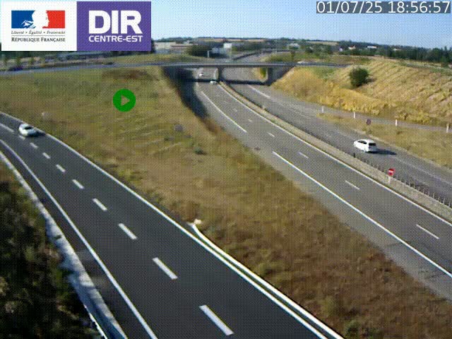 <h2>Webcam sur le contournement de Valence, sur la Nationale 7, caméra orientée vers Lyon</h2>