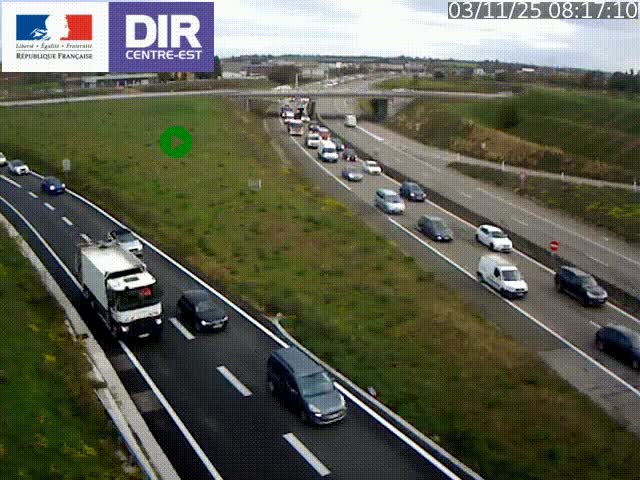 <h2>Webcam sur le contournement de Valence, sur la Nationale 7, caméra orientée vers Lyon</h2>