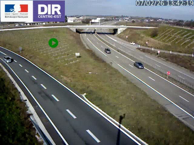 <h2>Webcam sur le contournement de Valence, sur la Nationale 7, caméra orientée vers Lyon</h2>