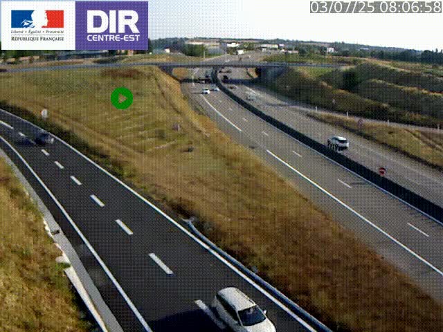 <h2>Webcam sur le contournement de Valence, sur la Nationale 7, caméra orientée vers Lyon</h2>