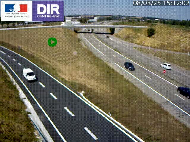 <h2>Webcam sur le contournement de Valence, sur la Nationale 7, caméra orientée vers Lyon</h2>