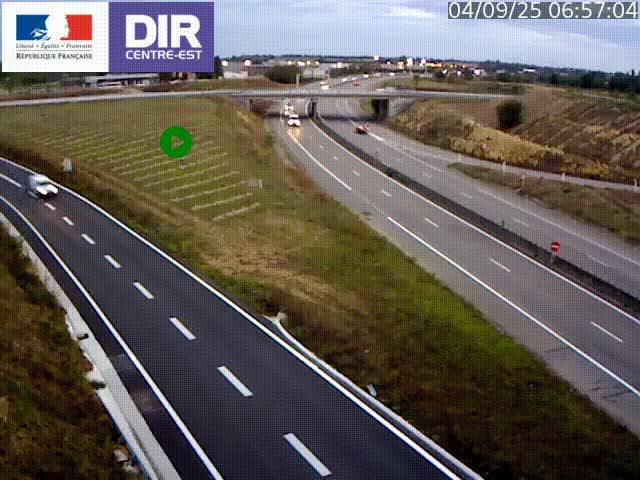 <h2>Webcam sur le contournement de Valence, sur la Nationale 7, caméra orientée vers Lyon</h2>