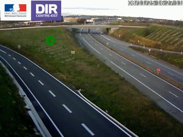<h2>Webcam sur le contournement de Valence, sur la Nationale 7, caméra orientée vers Lyon</h2>