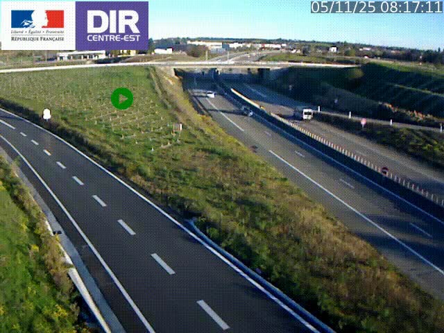 <h2>Webcam sur le contournement de Valence, sur la Nationale 7, caméra orientée vers Lyon</h2>