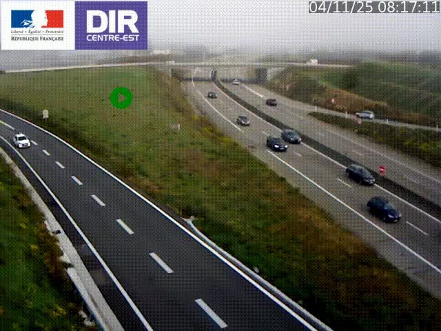 <h2>Webcam sur le contournement de Valence, sur la Nationale 7, caméra orientée vers Lyon</h2>