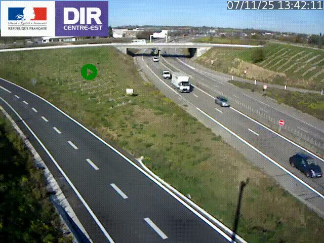 <h2>Webcam sur le contournement de Valence, sur la Nationale 7, caméra orientée vers Lyon</h2>