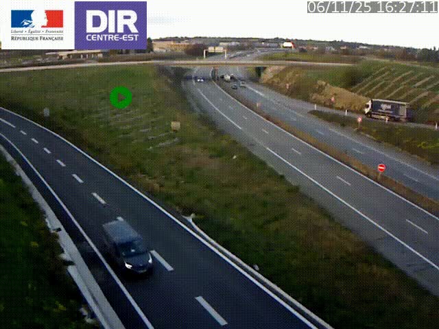 <h2>Webcam sur le contournement de Valence, sur la Nationale 7, caméra orientée vers Lyon</h2>