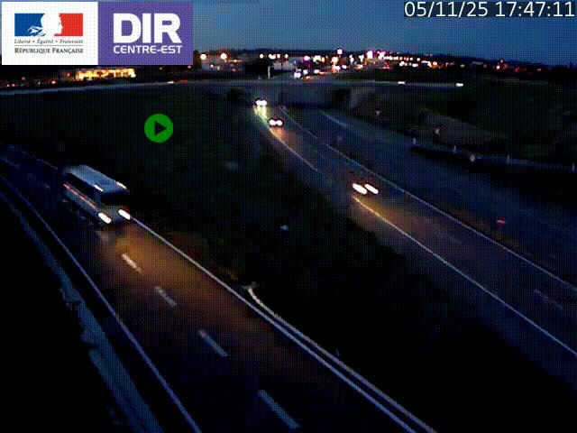 <h2>Webcam sur le contournement de Valence, sur la Nationale 7, caméra orientée vers Lyon</h2>