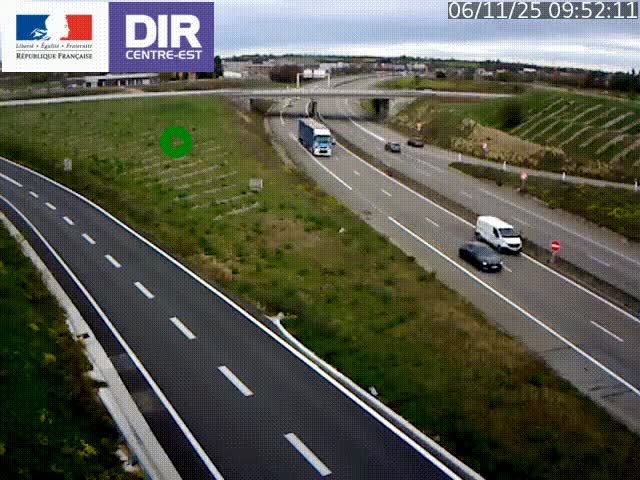 <h2>Webcam sur le contournement de Valence, sur la Nationale 7, caméra orientée vers Lyon</h2>