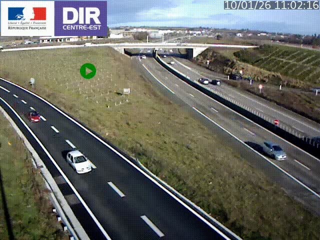 <h2>Webcam sur le contournement de Valence, sur la Nationale 7, caméra orientée vers Lyon</h2>