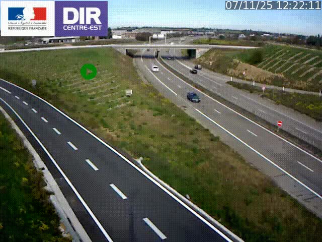 <h2>Webcam sur le contournement de Valence, sur la Nationale 7, caméra orientée vers Lyon</h2>