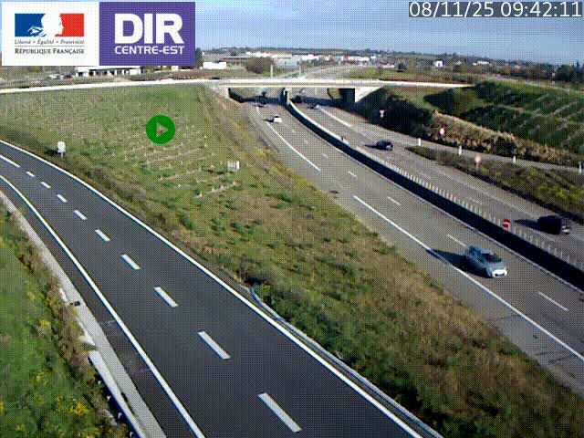 <h2>Webcam sur le contournement de Valence, sur la Nationale 7, caméra orientée vers Lyon</h2>