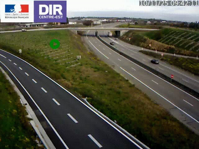 <h2>Webcam sur le contournement de Valence, sur la Nationale 7, caméra orientée vers Lyon</h2>