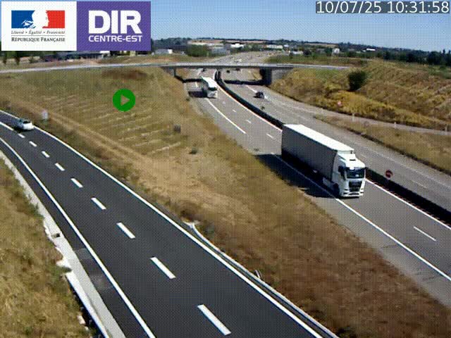 <h2>Webcam sur le contournement de Valence, sur la Nationale 7, caméra orientée vers Lyon</h2>
