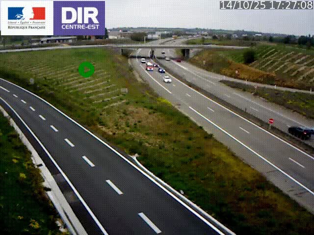 <h2>Webcam sur le contournement de Valence, sur la Nationale 7, caméra orientée vers Lyon</h2>