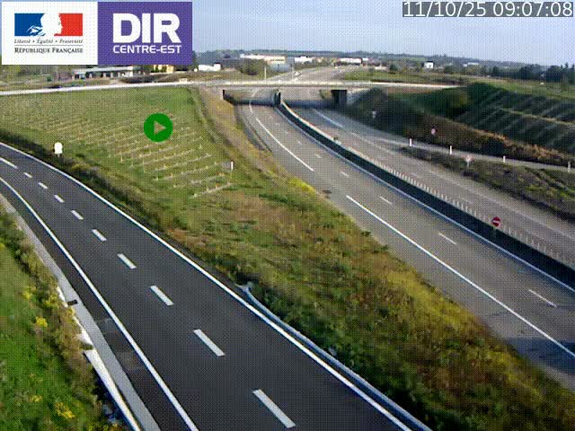 <h2>Webcam sur le contournement de Valence, sur la Nationale 7, caméra orientée vers Lyon</h2>