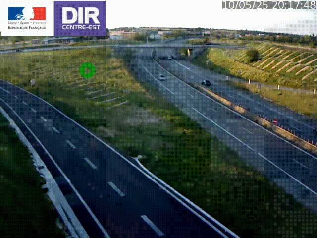 <h2>Webcam sur le contournement de Valence, sur la Nationale 7, caméra orientée vers Lyon</h2>