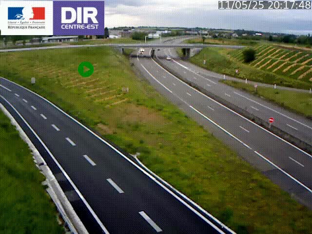 <h2>Webcam sur le contournement de Valence, sur la Nationale 7, caméra orientée vers Lyon</h2>