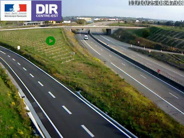 <h2>Webcam sur le contournement de Valence, sur la Nationale 7, caméra orientée vers Lyon</h2>