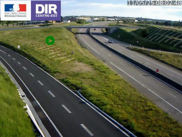 <h2>Webcam sur le contournement de Valence, sur la Nationale 7, caméra orientée vers Lyon</h2>