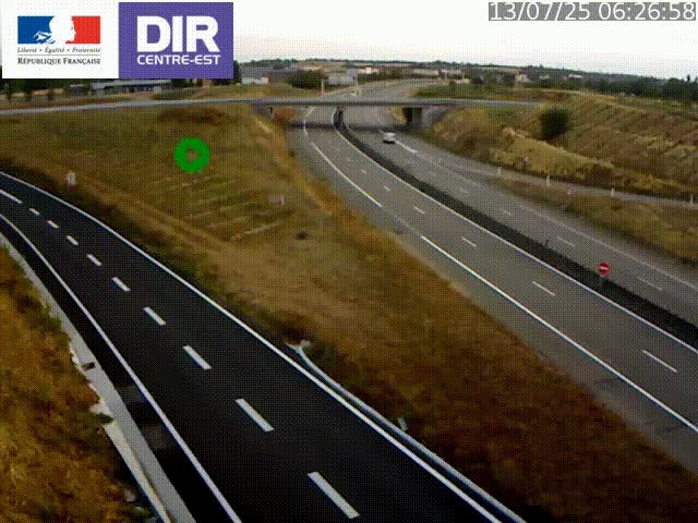 <h2>Webcam sur le contournement de Valence, sur la Nationale 7, caméra orientée vers Lyon</h2>