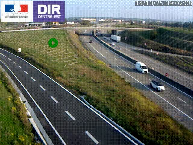 <h2>Webcam sur le contournement de Valence, sur la Nationale 7, caméra orientée vers Lyon</h2>