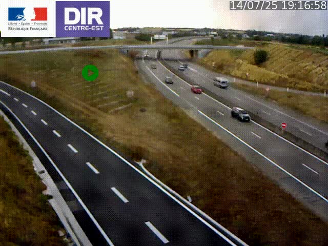 <h2>Webcam sur le contournement de Valence, sur la Nationale 7, caméra orientée vers Lyon</h2>