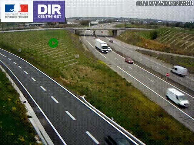 <h2>Webcam sur le contournement de Valence, sur la Nationale 7, caméra orientée vers Lyon</h2>