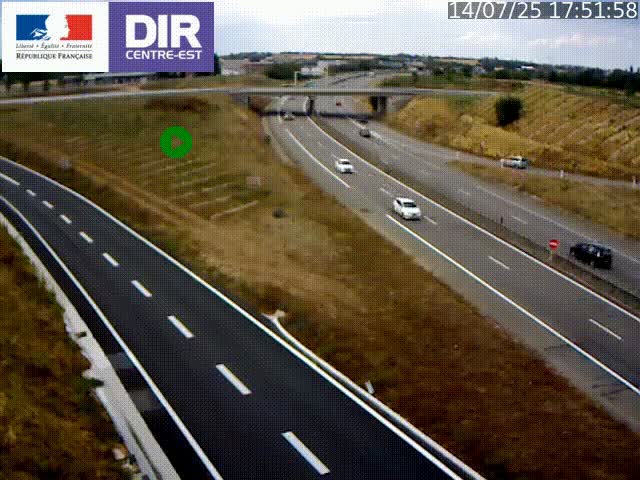 <h2>Webcam sur le contournement de Valence, sur la Nationale 7, caméra orientée vers Lyon</h2>