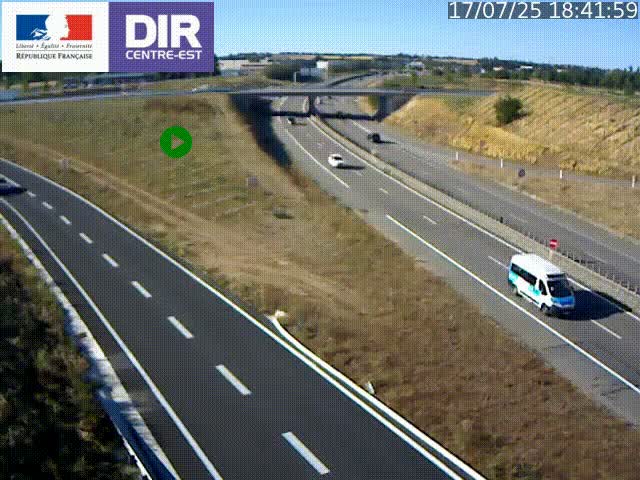 <h2>Webcam sur le contournement de Valence, sur la Nationale 7, caméra orientée vers Lyon</h2>