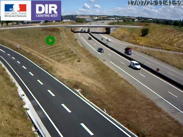 <h2>Webcam sur le contournement de Valence, sur la Nationale 7, caméra orientée vers Lyon</h2>