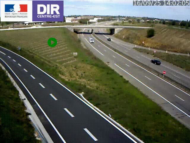 <h2>Webcam sur le contournement de Valence, sur la Nationale 7, caméra orientée vers Lyon</h2>