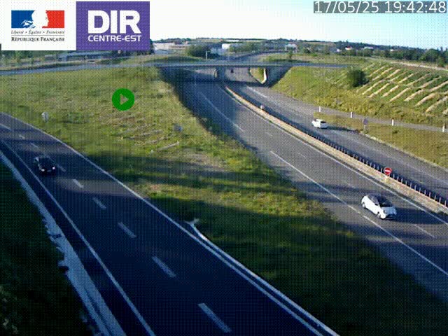 <h2>Webcam sur le contournement de Valence, sur la Nationale 7, caméra orientée vers Lyon</h2>