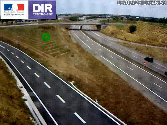 <h2>Webcam sur le contournement de Valence, sur la Nationale 7, caméra orientée vers Lyon</h2>
