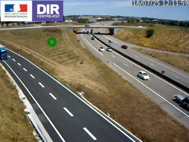 <h2>Webcam sur le contournement de Valence, sur la Nationale 7, caméra orientée vers Lyon</h2>