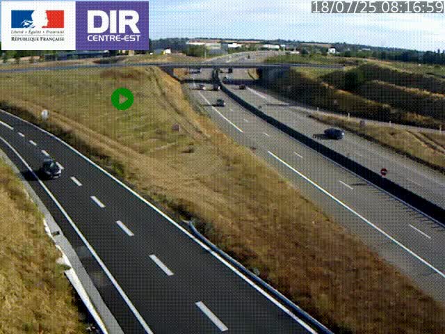 <h2>Webcam sur le contournement de Valence, sur la Nationale 7, caméra orientée vers Lyon</h2>