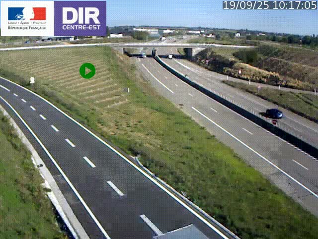 <h2>Webcam sur le contournement de Valence, sur la Nationale 7, caméra orientée vers Lyon</h2>