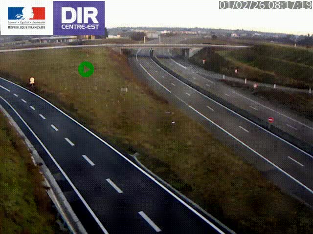 <h2>Webcam sur le contournement de Valence, sur la Nationale 7, caméra orientée vers Lyon</h2>