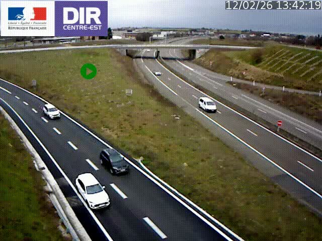 <h2>Webcam sur le contournement de Valence, sur la Nationale 7, caméra orientée vers Lyon</h2>