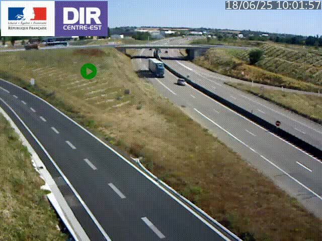 <h2>Webcam sur le contournement de Valence, sur la Nationale 7, caméra orientée vers Lyon</h2>
