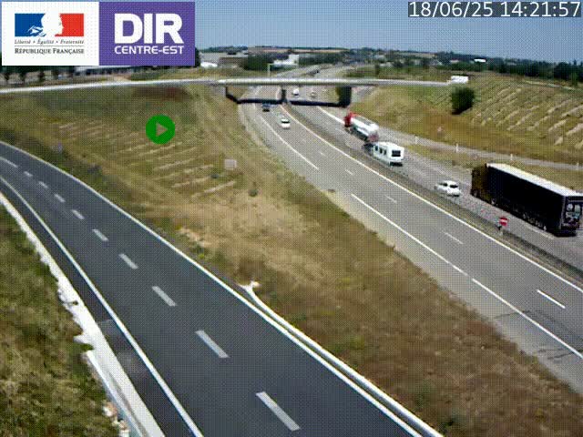 <h2>Webcam sur le contournement de Valence, sur la Nationale 7, caméra orientée vers Lyon</h2>