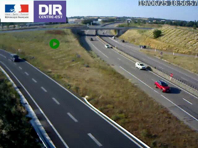<h2>Webcam sur le contournement de Valence, sur la Nationale 7, caméra orientée vers Lyon</h2>