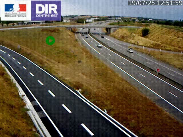 <h2>Webcam sur le contournement de Valence, sur la Nationale 7, caméra orientée vers Lyon</h2>