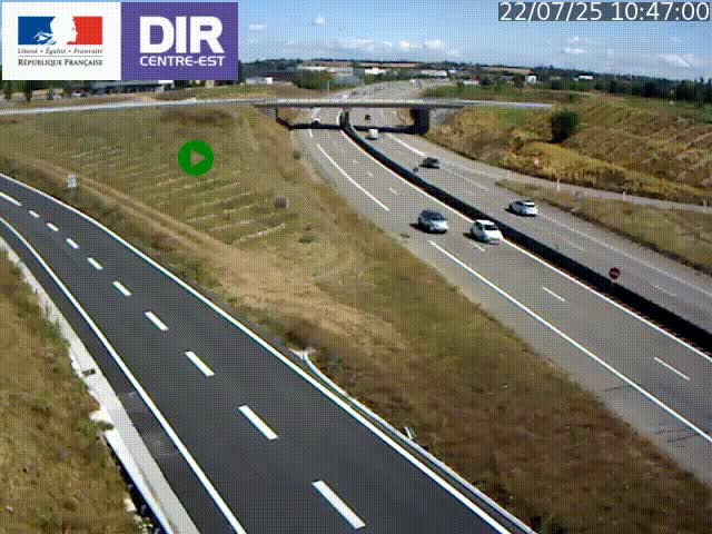 <h2>Webcam sur le contournement de Valence, sur la Nationale 7, caméra orientée vers Lyon</h2>