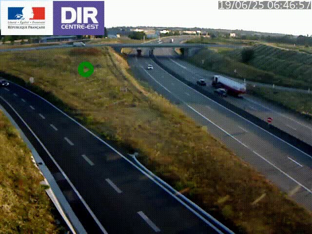 <h2>Webcam sur le contournement de Valence, sur la Nationale 7, caméra orientée vers Lyon</h2>