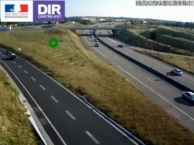 <h2>Webcam sur le contournement de Valence, sur la Nationale 7, caméra orientée vers Lyon</h2>