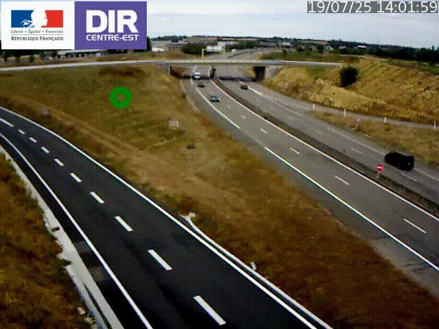 <h2>Webcam sur le contournement de Valence, sur la Nationale 7, caméra orientée vers Lyon</h2>