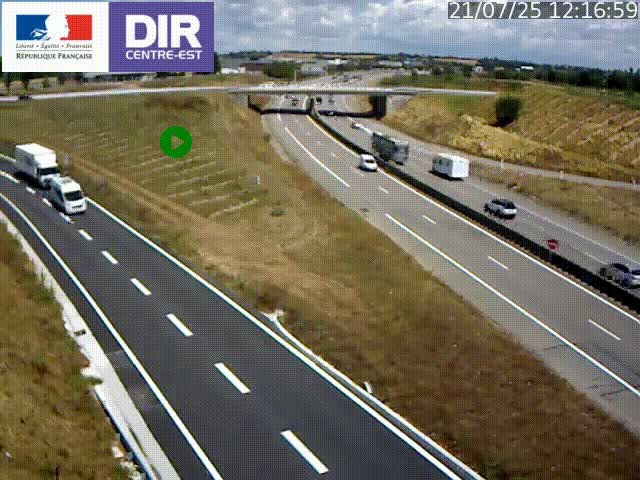 <h2>Webcam sur le contournement de Valence, sur la Nationale 7, caméra orientée vers Lyon</h2>